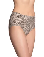 Majtki damskie - FIGI MIDI L-POL5029MD M beżowy/panterka - miniaturka - grafika 1