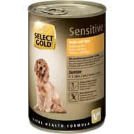 Mokra karma dla psów - SELECT GOLD Sensitive Junior Kurczak i ryż 24x400 g - miniaturka - grafika 1