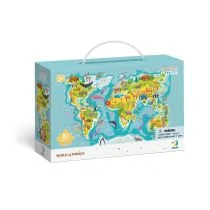 Ravensburger Puzzle obserwacyjne 80 elementów. DODO. Mapa świata zwierząt - Puzzle - miniaturka - grafika 1