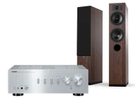 Zestawy stereo - Yamaha A-S301 (srebrny) + Tesi 5 (mokka) - miniaturka - grafika 1
