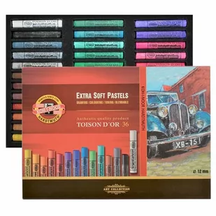 Koh-I-Noor ToisonDor Extra Pastele suche 36 kol - Kredki, ołówki, pastele i pisaki - miniaturka - grafika 1