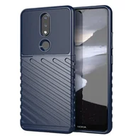 Etui i futerały do telefonów - Hurtel Thunder Case elastyczne pancerne etui pokrowiec Nokia 2.4 niebieski - miniaturka - grafika 1