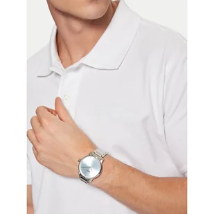 Zegarek Zegarek Guess GW0770L4 Srebrny - Zegarki męskie - miniaturka - grafika 1