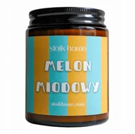 Świece - Świeca sojowa Melon Miodowy – zapachowa 150 ml Słoik Home - miniaturka - grafika 1