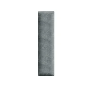 Panel ścienny 60 x 15 cm tapicerowany 3D Wezgłowie w kolorze stalowym - Meble modułowe i akcesoria - miniaturka - grafika 1
