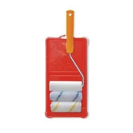 Pozostałe akcesoria malarskie - Zestaw malarski wałek 3x10 cm rączka kubek - miniaturka - grafika 1