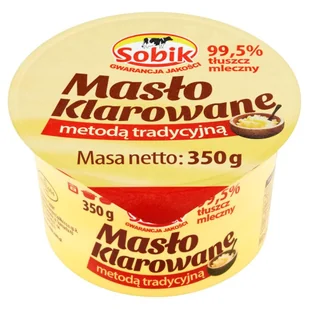 Sobik Masło klarowane metodą tradycyjną 350 g - Masło i margaryna - miniaturka - grafika 1