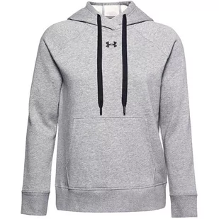 Bluza damska Under Armour Rival Fleece Hb Hoodie szara 1356317 035-S - Bluzy damskie - miniaturka - grafika 1