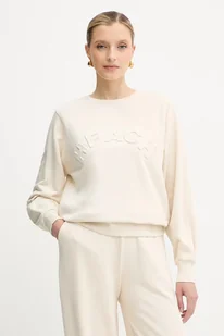 Silvian Heach bluza BASSIN damska kolor beżowy z aplikacją GPA25113FE - Bluzy damskie - miniaturka - grafika 1