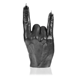 Świeca Hand RCK Black Metallic - Świece - miniaturka - grafika 1