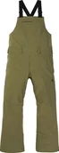 Spodnie męskie - zimowe spodnie męskie BURTON SNOWDIAL BIB PANT Martini Olive - miniaturka - grafika 1