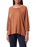 Swetry damskie - Sisley Damski sweter L/S 3QU4L102N T-shirt, brązowy 11Q, XS - miniaturka - grafika 1