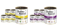 Mokra karma dla psów - Dolina Noteci PREMIUM bogata w kurczaka i królika z żurawiną 24x800g - miniaturka - grafika 1