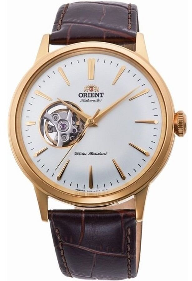 Zegarek Orient Zegarek Męski Orient Bambino Open Heart Automatic RA-AG0003S30B Koperta 40,5 mm