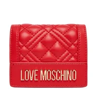 Portfele - Mały Portfel Damski LOVE MOSCHINO JC5601PP0NLA0500 Czerwony - miniaturka - grafika 1