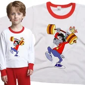 Piżamy dla dziewczynek - Piżama dziecięca Wilk I Zając 98/104 - VoloDonum - miniaturka - grafika 1