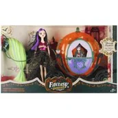 Lalki dla dziewczynek - Kareta z akcesoriami Black MEGA CREATIVE 524860 - miniaturka - grafika 1