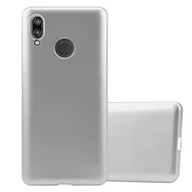Etui i futerały do telefonów - Pokrowiec Do Huawei P20 LITE 2018 / NOVA 3E w METALLIC SREBRNY Etui TPU Silikon Obudowa Ochronny Case Cover Cadorabo - miniaturka - grafika 1