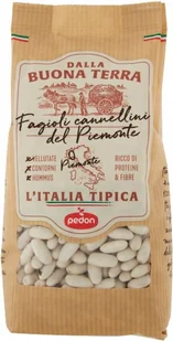 Fasola Cannellini z Piemontu 350g - Pedon suszona włoska - Ziarna i nasiona roślin strączkowych - miniaturka - grafika 1
