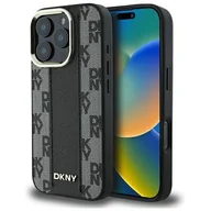 Etui i futerały do telefonów - Etui DKNY Checkered Pattern MagSafe do Apple iPhone 16 Pro Max Czarny | Bezpłatny transport - miniaturka - grafika 1