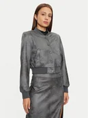 Kurtki damskie - ONLY Kurtka z imitacji skóry Paris 15330040 Szary Regular Fit - miniaturka - grafika 1