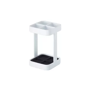 Biały stojak na szczoteczki YAMAZAKI Tower Slim - Kubki na szczoteczki do zębów - miniaturka - grafika 1
