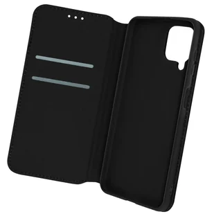 Pokrowiec Samsung Galaxy A22 Wallet Function Support Video czarny - Etui i futerały do telefonów - miniaturka - grafika 1