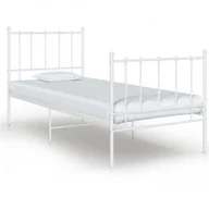 Łóżka - Rama łóżka, biała, metalowa, 100 x 200 cm kod: V-324950 - Vida - miniaturka - grafika 1