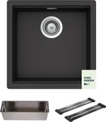 Zlewozmywaki - SCHOCK KIRUNA N-100 DUSK (Cristadur) - miniaturka - grafika 1