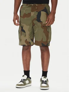 DC Szorty materiałowe Tundra ADYWS03086 Zielony Regular Fit - Spodenki męskie - miniaturka - grafika 1