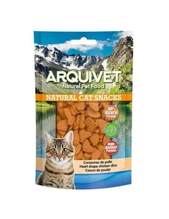 ARQUIVET Przysmak dla kota serduszka z kurczaka 50g - Przysmaki dla kotów - miniaturka - grafika 1