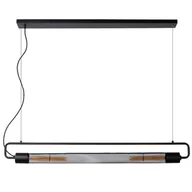 Lampy sufitowe - Lucide LAMPA wisząca CALIXT 05433/02/30 metalowa OPRAWA industrialny zwis czarny 05433/02/30 - miniaturka - grafika 1
