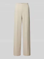 Spodnie damskie - Spodnie szerokie o kroju regular fit z przeszytym kantem model ‘BECKY’ - miniaturka - grafika 1