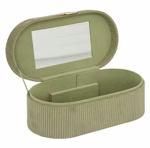 Szkatułka Enya zielona sztruks - Biżuteria - akcesoria - miniaturka - grafika 4
