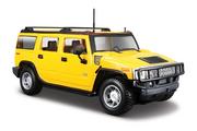 Kolekcjonerskie modele pojazdów - Maisto Hummer H2 SUV 2003 1/27 Żółty 5_764051 - miniaturka - grafika 1