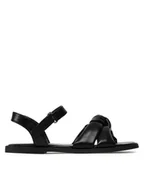 Buty dla dziewczynek - Nelli Blu Sandały CS21092-03 Czarny - miniaturka - grafika 1