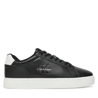 Sneakersy męskie - Sneakersy Calvin Klein Jeans Classic Cupsole Mono Lth YM0YM01369 Czarny - miniaturka - grafika 1