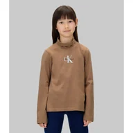 Bluzy dla dziewczynek - Calvin Klein Jeans Golf Regular Fit - miniaturka - grafika 1