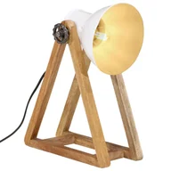 Lampy ogrodowe - vidaXL Lampa stołowa, 25 W, biała, 30x17x40 cm, E27 - miniaturka - grafika 1