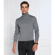 Swetry męskie - Calvin Klein Wełniany golf | Slim Fit - miniaturka - grafika 1