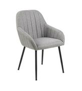 Krzesła - Krzesło Trudy light grey - miniaturka - grafika 1
