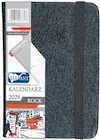 Kalendarze - Kalendarz 2026 A7 tyg Rock grafitowy - miniaturka - grafika 1
