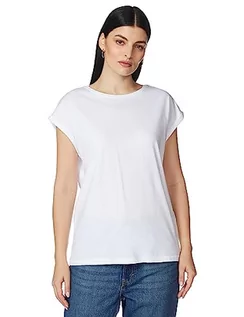 Koszulki i topy damskie - Urban Classics Damska koszulka z długim rękawem, biały, 5XL - grafika 1