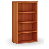 Regały biurowe - Regał biurowy PRIMO WOOD, 1434 x 800 x 420 mm, wiśnia - miniaturka - grafika 1