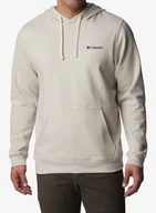 Bluzy sportowe męskie - Bluza męska Columbia Trek Graphic Hoodie - dark stone/checkered range - miniaturka - grafika 1