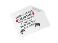 Akcesoria do okularów - Ściereczka do okularów Obiecuję - 1 szt. - miniaturka - grafika 1