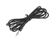 Kable - AK293A KABEL AUDIO JACK 3,5MM 1M BLACK AK293A - miniaturka - grafika 1