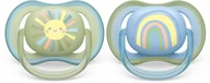 Smoczki uspokajające - Philips AVENT ultra air SCF085/58 Soother, Classic baby pacifier, Orthodontic, Silicone, Boy/Girl, Dishwasher proof - miniaturka - grafika 1