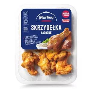 Skrzydełka Pieczone Łagodne 350 G Morliny - Szybkie dania obiadowe - miniaturka - grafika 1