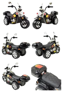 PIERWSZY MOTOR CHOPPER NA AKUMULATOR Z KUFERKIEM/LL777-1 - Pojazdy elektryczne dla dzieci - miniaturka - grafika 12